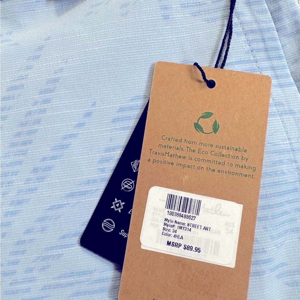 Travis Mathew Golf Eco Collection Shorts.  Size 36 - Picture 4 of 4